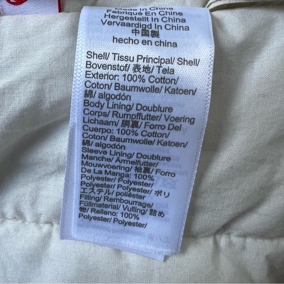 Madewell Padded Jacket in Plaid Brown Tan White Double Breasted Women's size XL - Picture 9 of 11